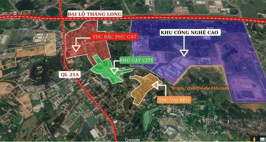 Vị trí khu Tái định cư Vai réo